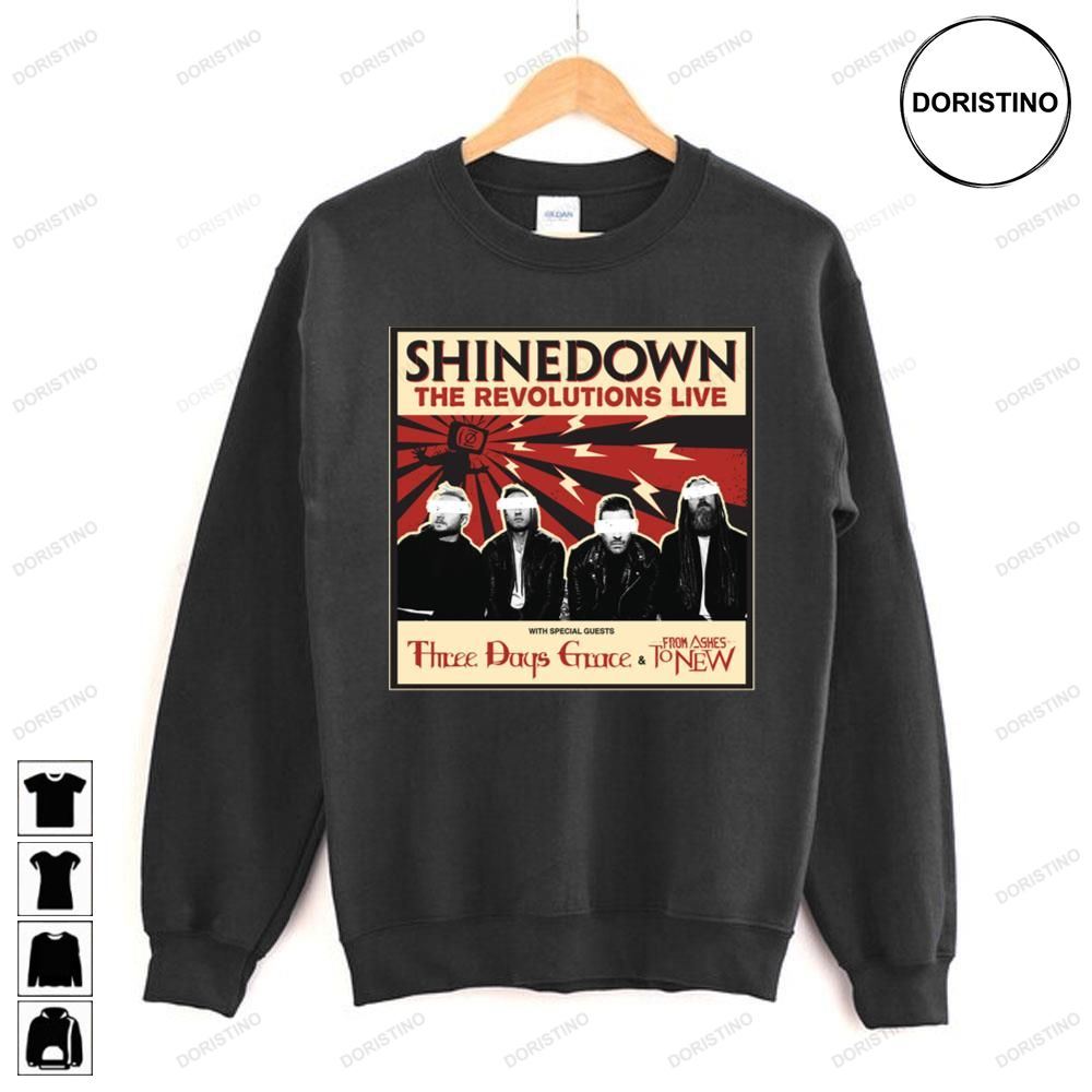 The Revolutions Live Shinedown Limited Edition T-shirts